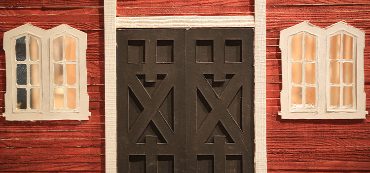 Miniatyr av ladygårdsvägg